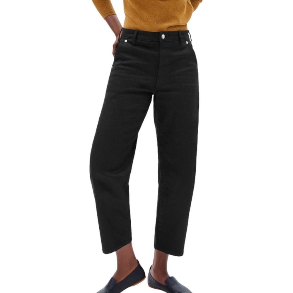 Everlane The Arc Jean Straight Leg in Black Denim Size 32